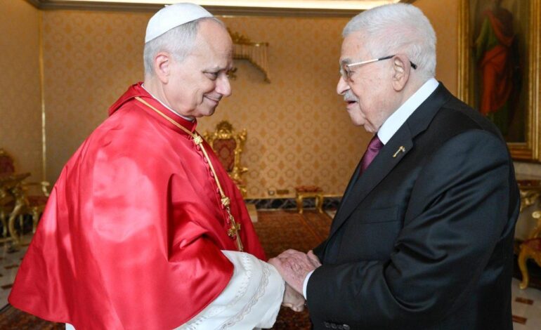 Pope Leo Meets Palestinian President Abbas, Calls for Urgent Gaza Aid and Renewed Push for Two-State Solution