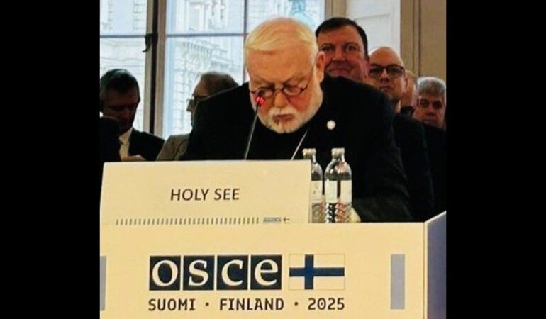 Holy See Urges Renewed International Commitment to Peace and Human Dignity