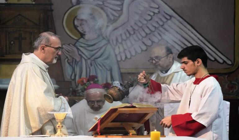 Cardinal Celebrates Christmas Mass Amid Ruins of Gaza City