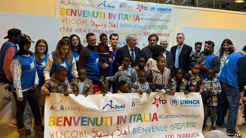 Italy Welcomes Refugees Through Humanitarian Corridors