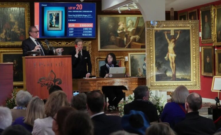 Rediscovered Rubens Crucifixion Reaches Multi Million Sale After Authentication