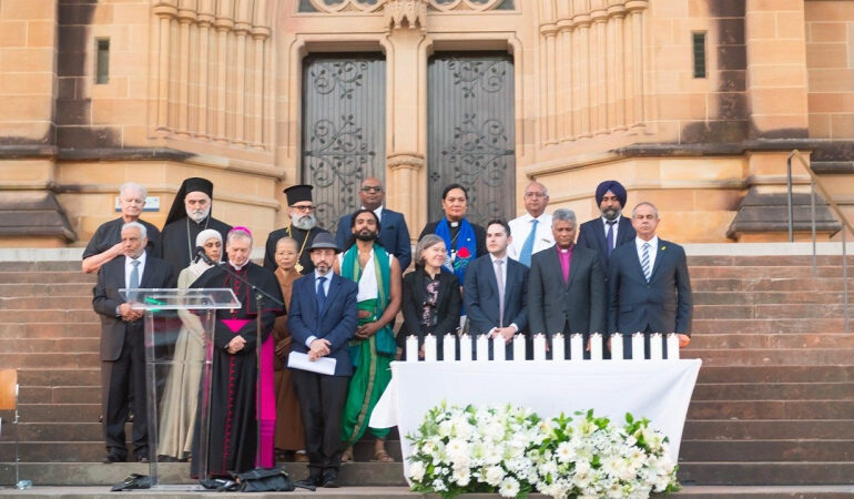 Sydney Cathedral Light Show Honors Bondi Attack Victims
