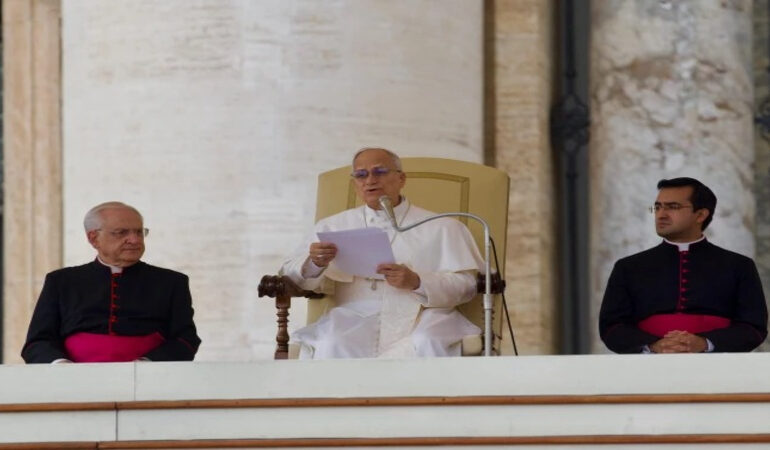 Pope Leo Says True Treasure Is Found in the Heart