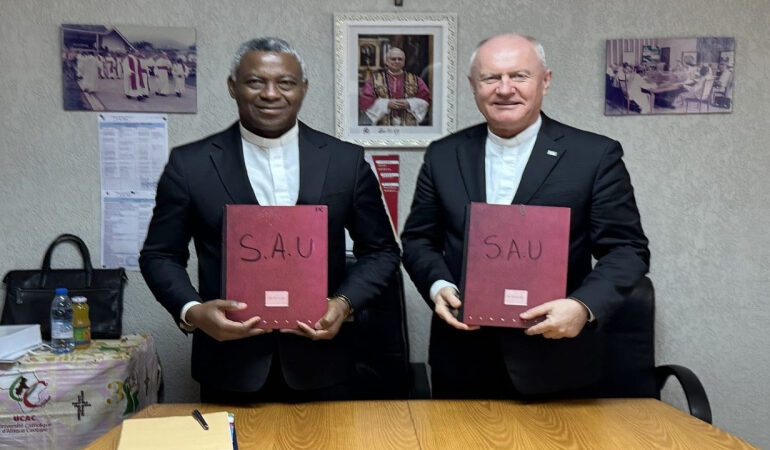 Catholic University of Central Africa Signs Partnership with Catholic University of Lublin
