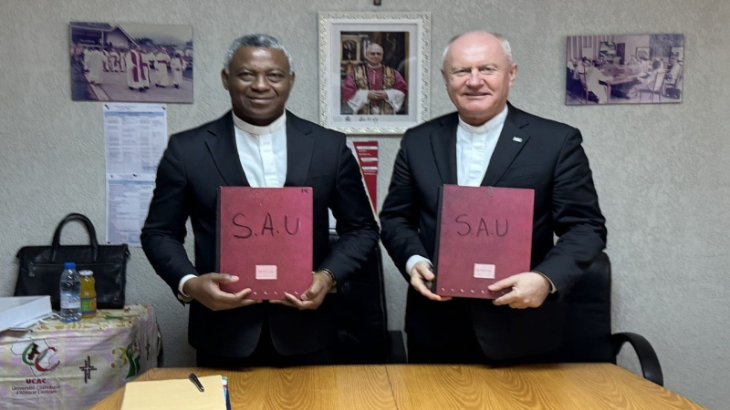Catholic University of Central Africa Signs Partnership with Catholic University of Lublin