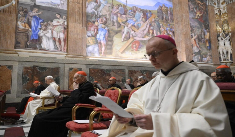 Bishop Erik Varden Reflects on St Bernard During Vatican Lenten Retreat