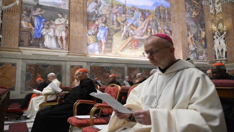Bishop Erik Varden Reflects on St Bernard During Vatican Lenten Retreat