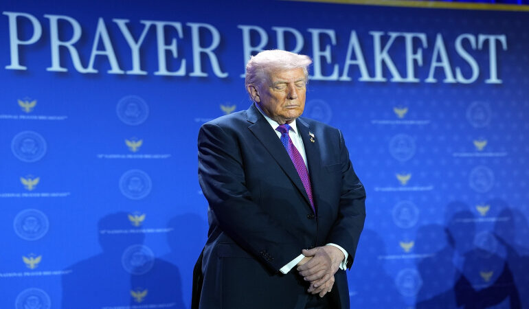 Faith and Politics Collide as Dueling Prayer Breakfasts Expose Divide Over Trump’s Immigration Agenda