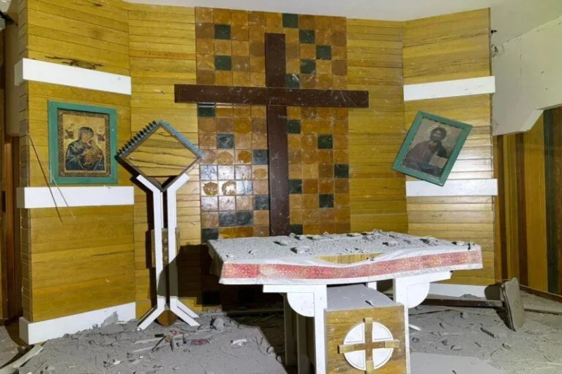 Drone Strike Damages Catholic Church Complex in Northern Iraq
