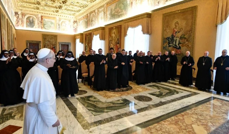 Pope Leo XIV Praises Benedictine Communities for Hidden Service and Lifelong Prayer Mission