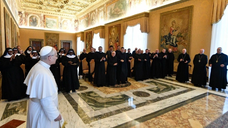 Pope Leo XIV Praises Benedictine Communities for Hidden Service and Lifelong Prayer Mission