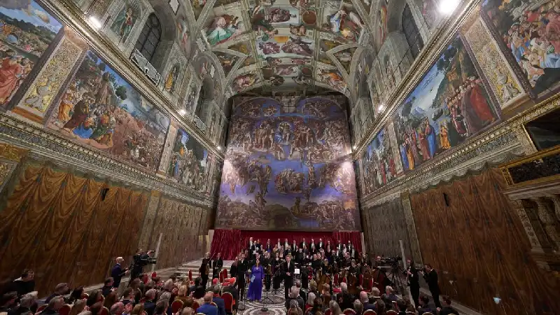 Private Sistine Chapel Concert Explores Biblical Angels Through Rare Musical Premiere