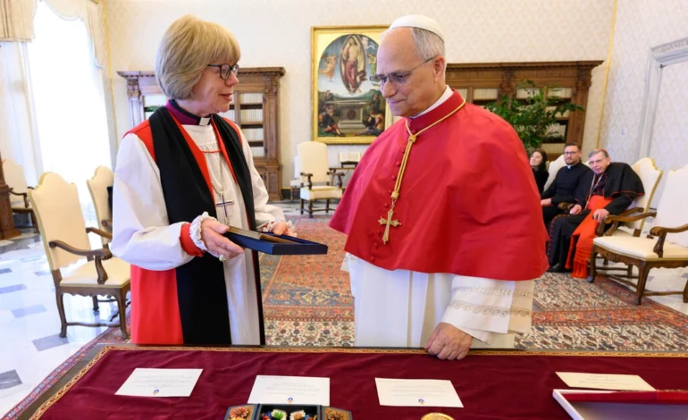 Pope Leo XIV urges Anglicans and Catholics to deepen unity and overcome divisions in historic meeting with new Archbishop of Canterbury