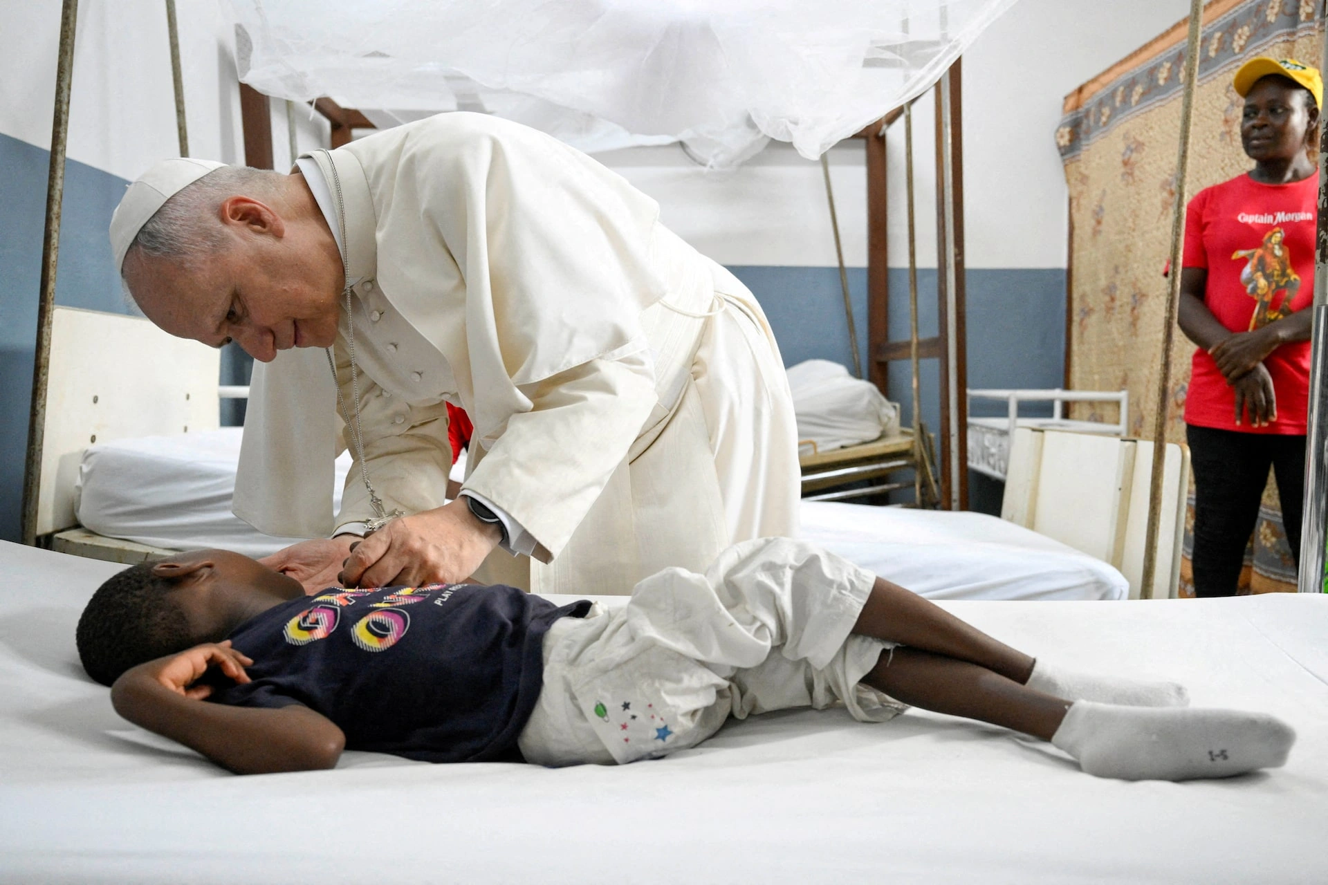 Pope Leo XIV praises compassion and dignity during visit to psychiatric hospital in Equatorial Guinea