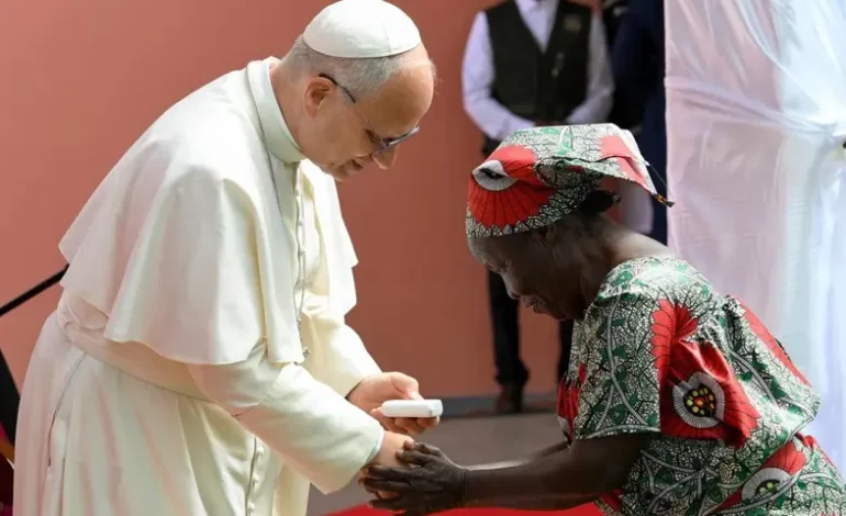 Pope Leo XIV calls for compassion and unity during visit to elderly care home in Angola