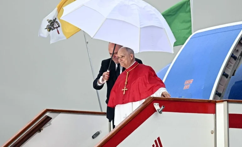 Pope Says He Is Not a Politician as He Emphasizes Gospel Message on Flight to Algeria