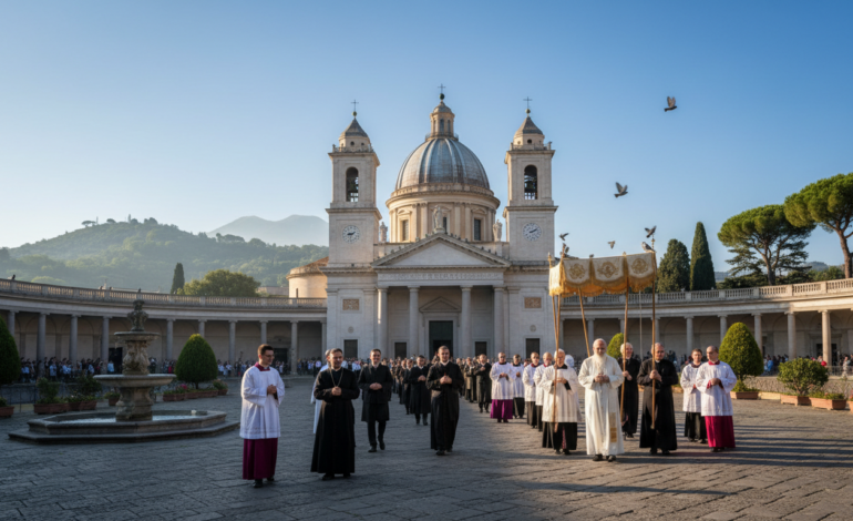 Pompeii visit: Pope Leo XIV urges peace efforts