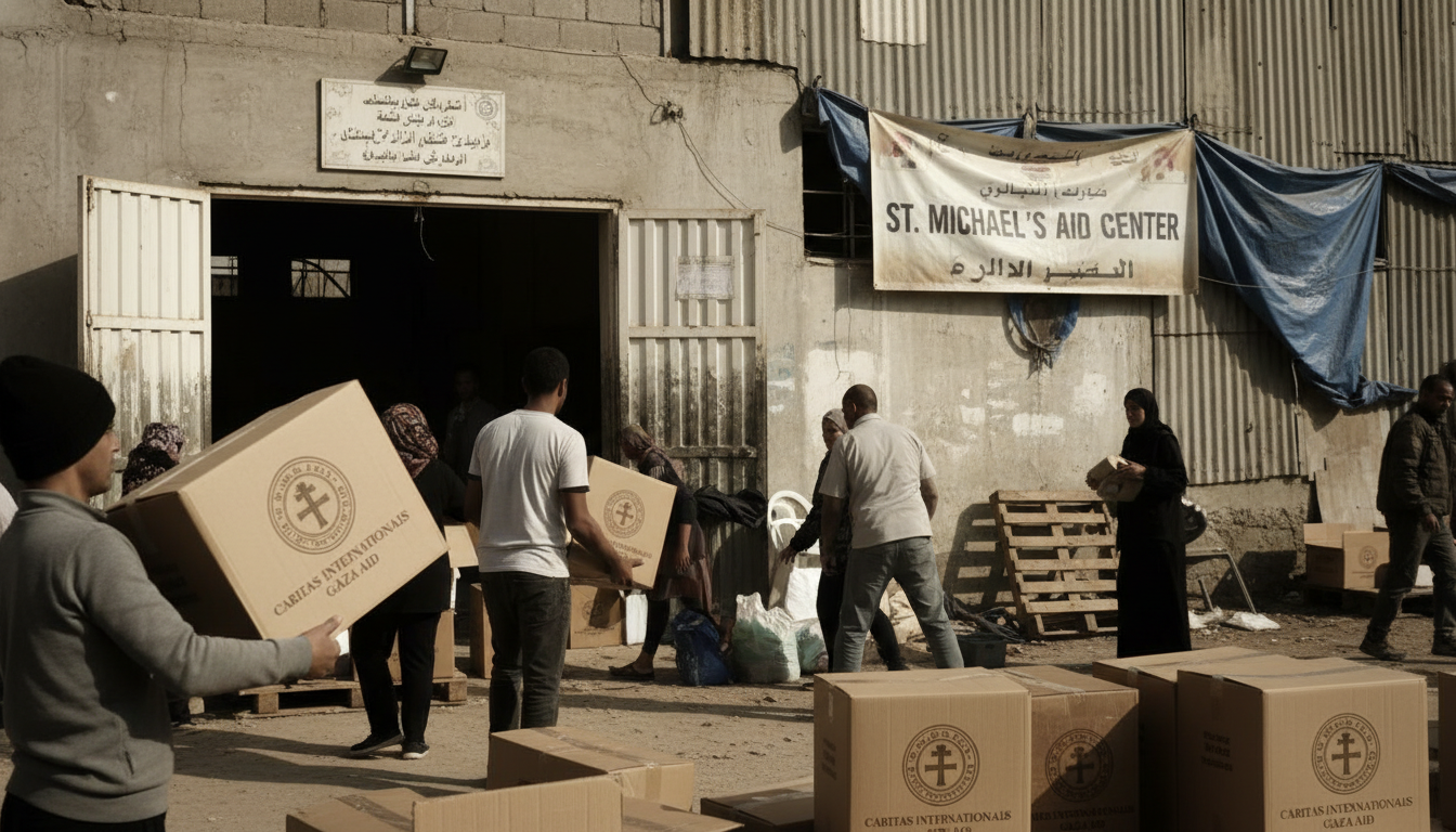 CNEWA backs Church relief for Gaza families in 2026