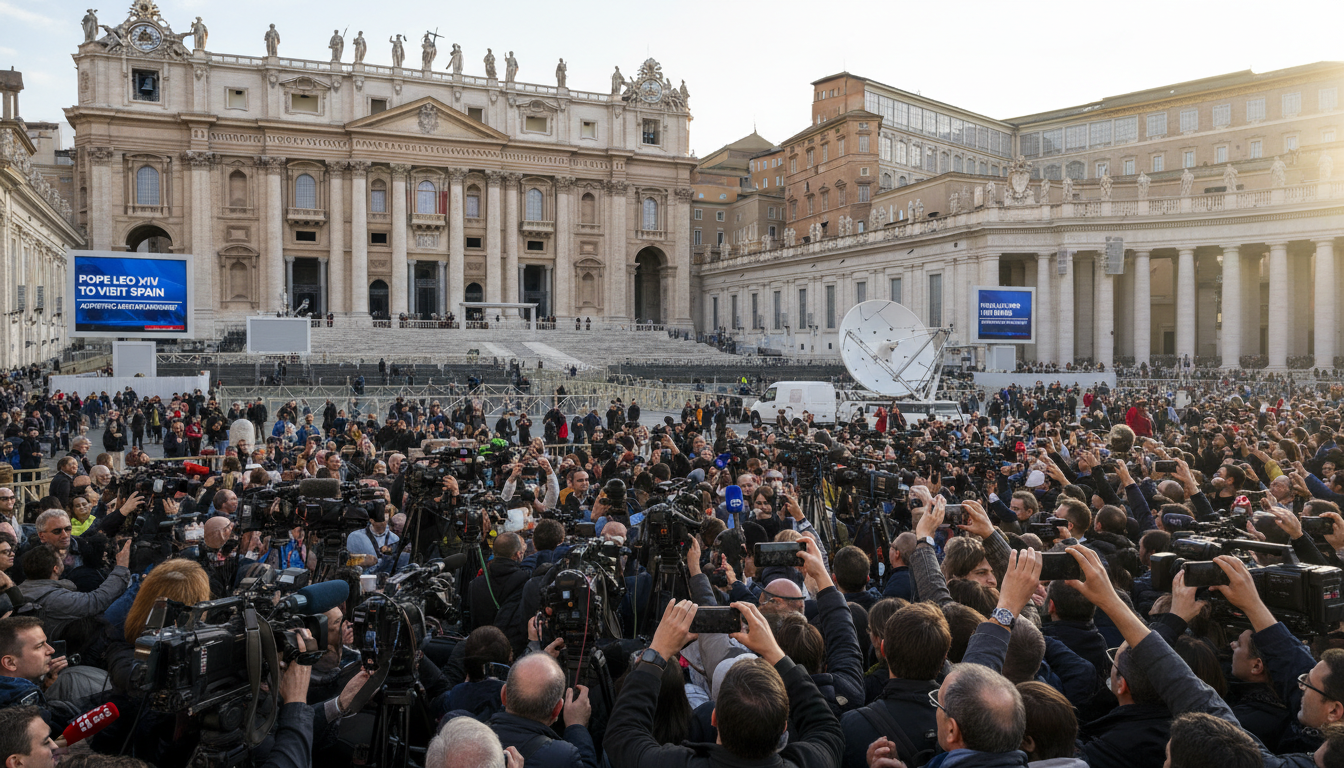 Pope Leo XIV Spain visit schedule and key events