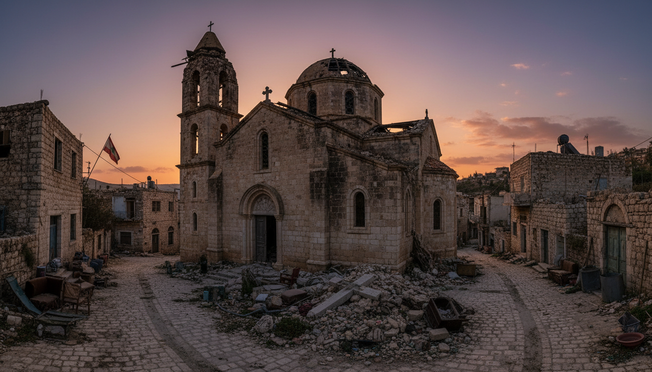 Southern Lebanon churches hit as tensions intensify