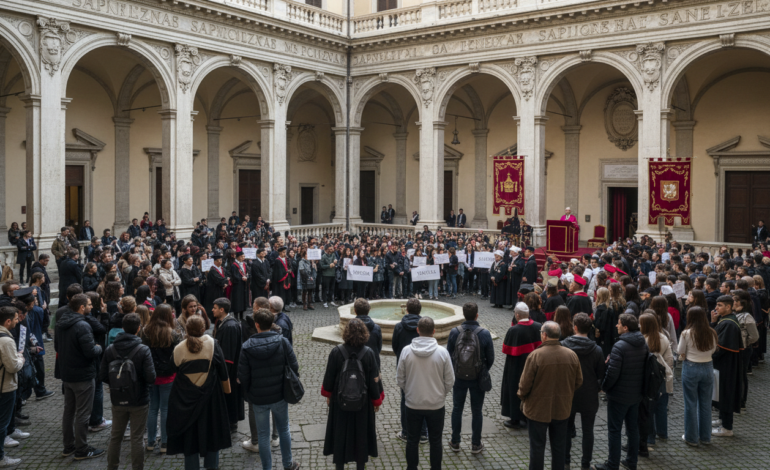 Pope Leo XIV at Sapienza, a Peace Call in Rome