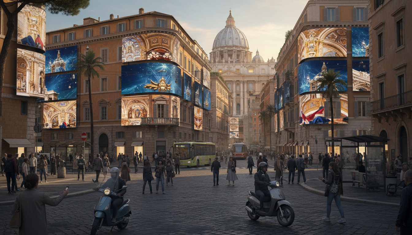 Holy See rolls out daily content on digital screens