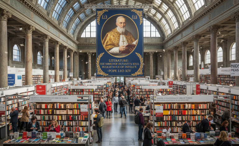 Pope Leo XIV calls books a path to peace today