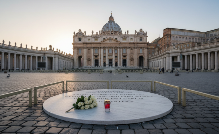 Pope Leo XIV Prays at John Paul II Spot in Rome