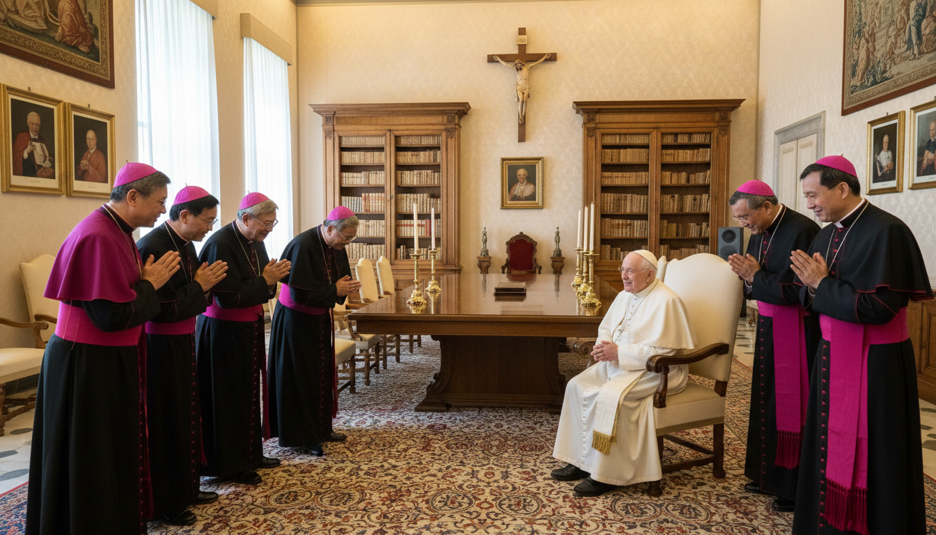 Vietnamese Bishops Tell Pope Leo Church Is Family