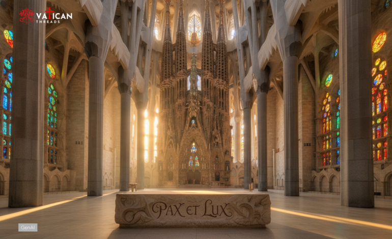 Pope Leo XIV visits Sagrada Familia with peace appeal