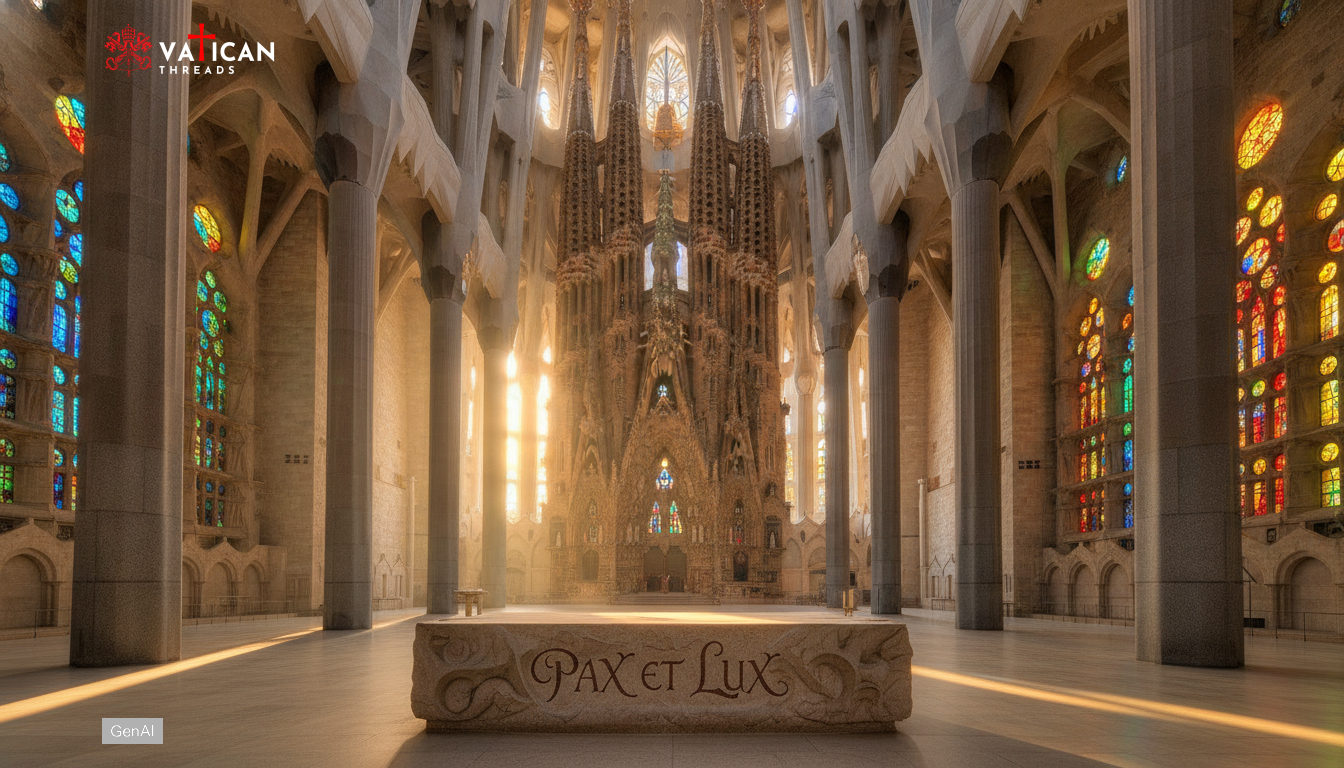 Pope Leo XIV visits Sagrada Familia with peace appeal