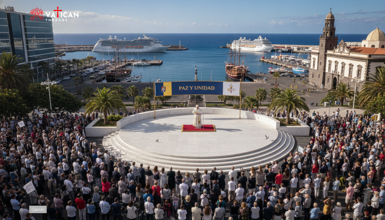 Pope Leo XIV Spain visit ends in Tenerife unity