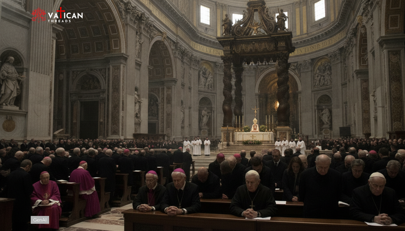 Pope Leo XIV Honors Cardinal Ruini at Funeral Mass
