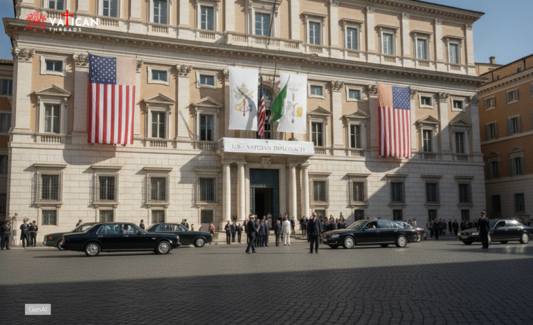 Pope Leo XIV marks July 4 at Vatican diplomatic event