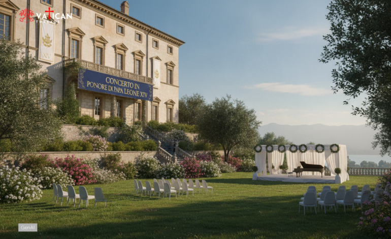 Pope Leo XIV honored at Castel Gandolfo concert