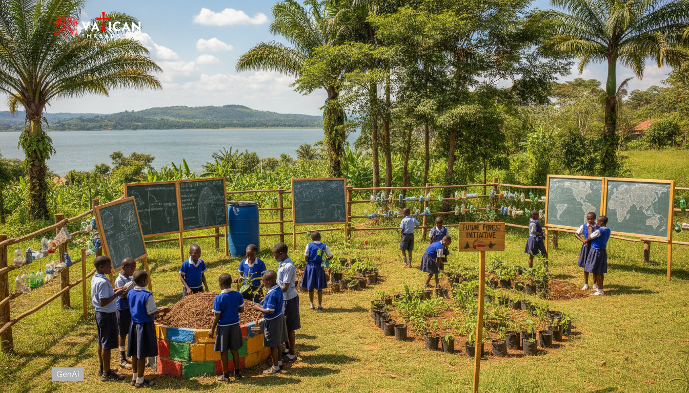 Holy Cross Lake View School Uganda ecology program