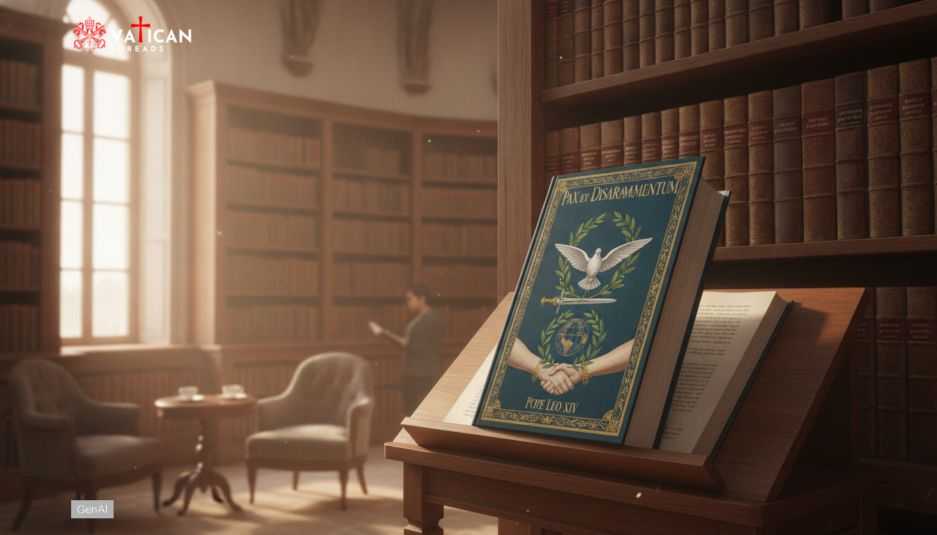 Pope Leo XIV book urges verified disarmament for peace