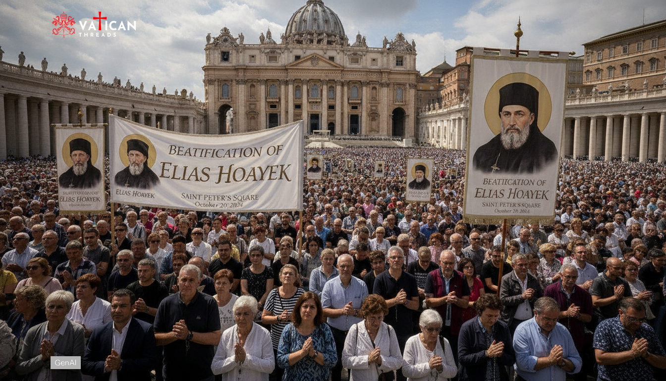 Elias Hoayek Beatification Praised by Pope Leo XIV