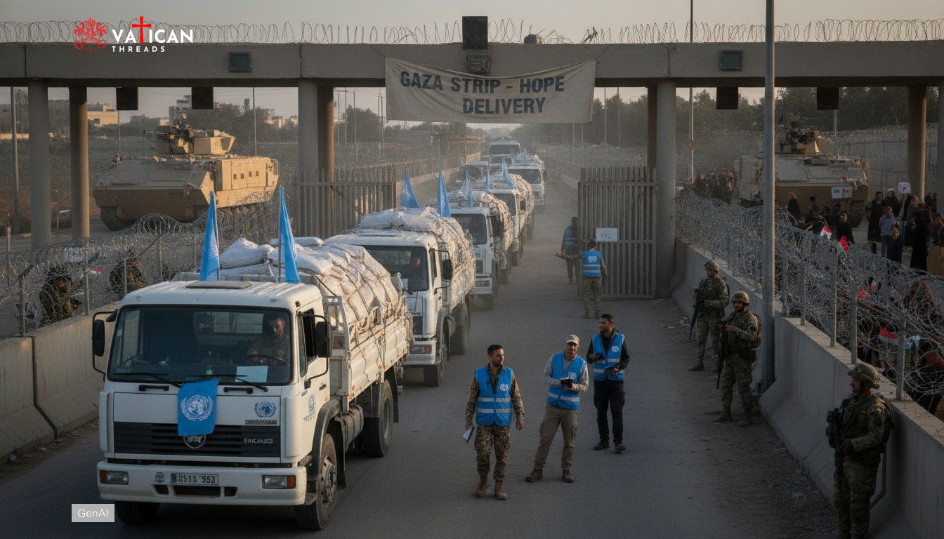 Holy See humanitarian law call to protect Gaza aid