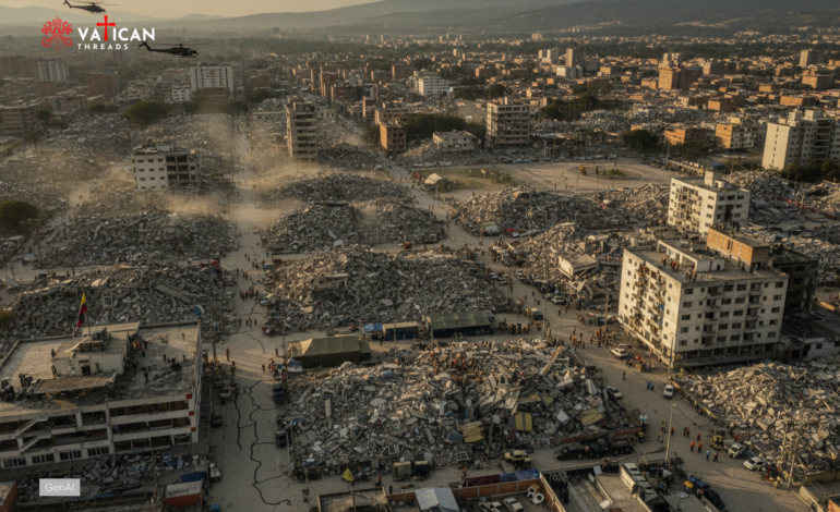 Pope Leo aid sent after Colombia earthquake hit areas