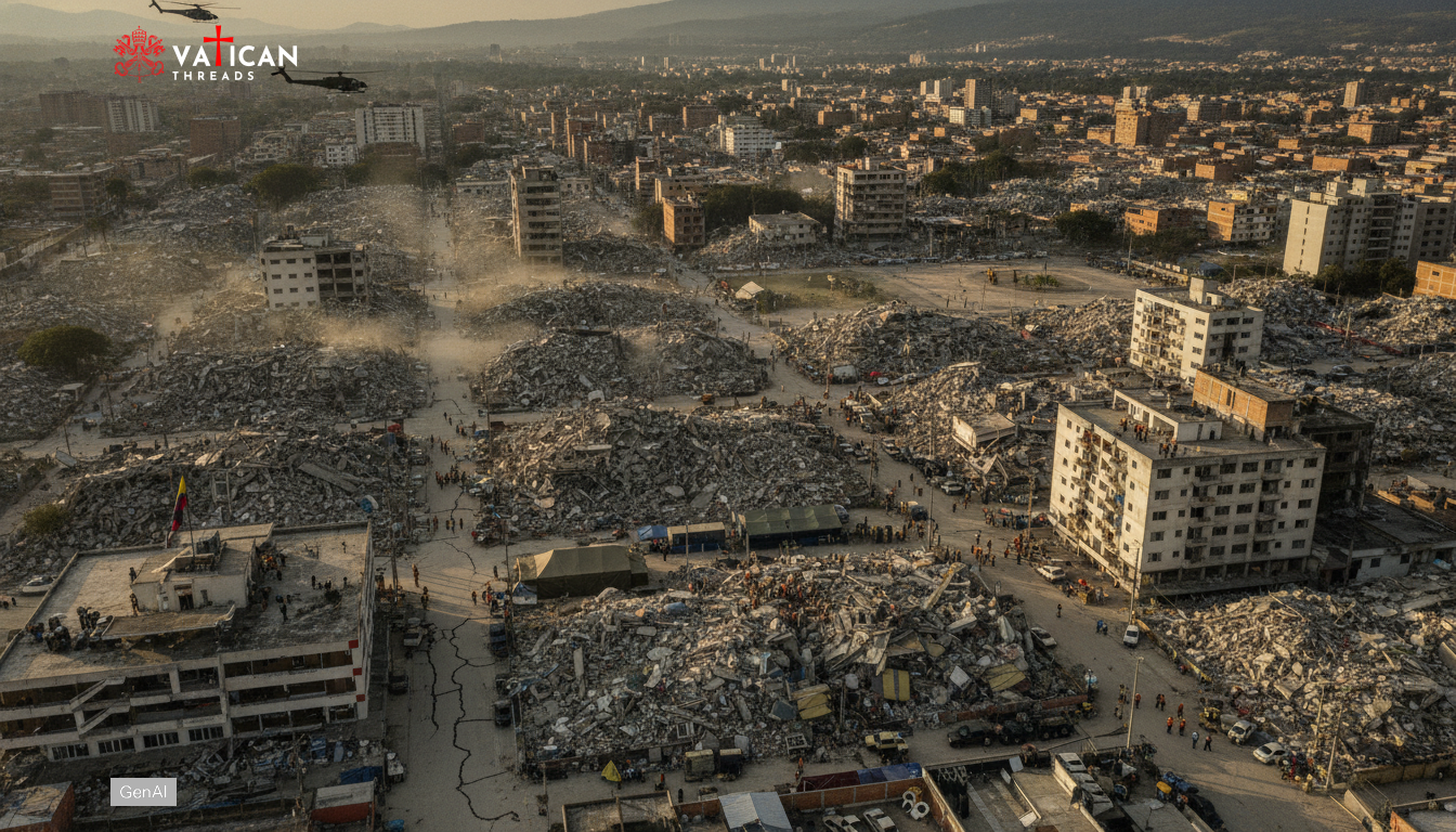 Pope Leo aid sent after Colombia earthquake hit areas