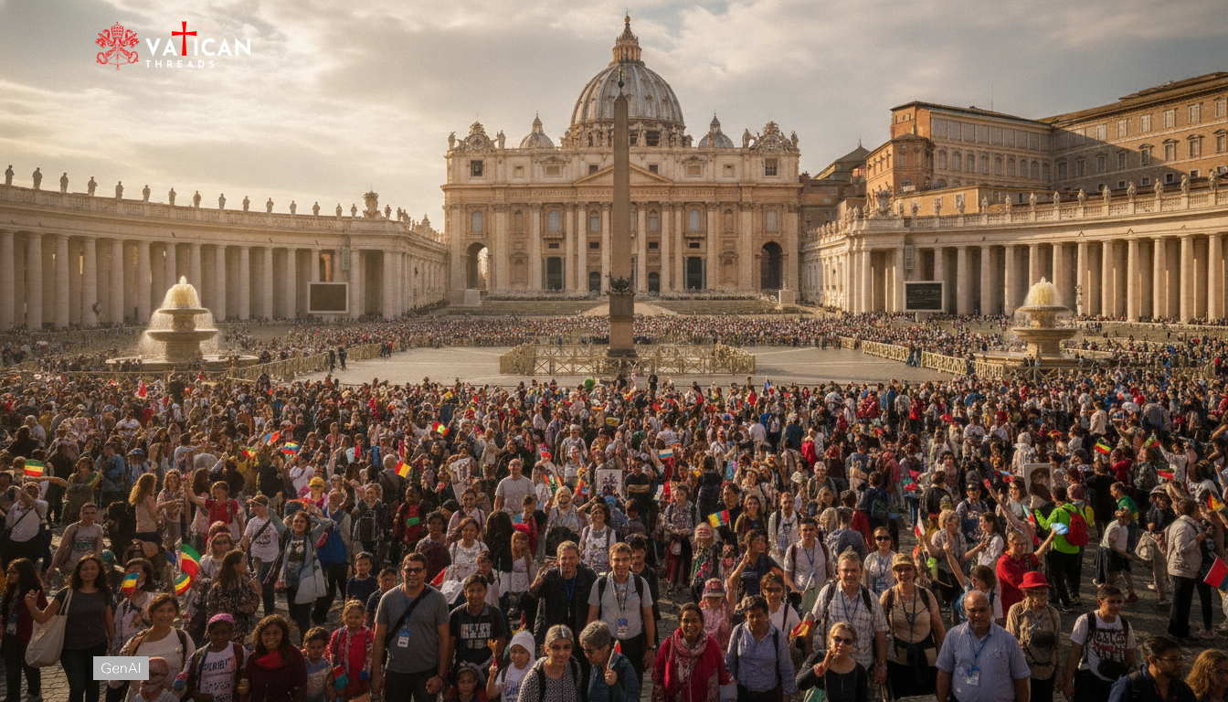 Vatican diplomacy urged by Pope Leo XIV to halt violence