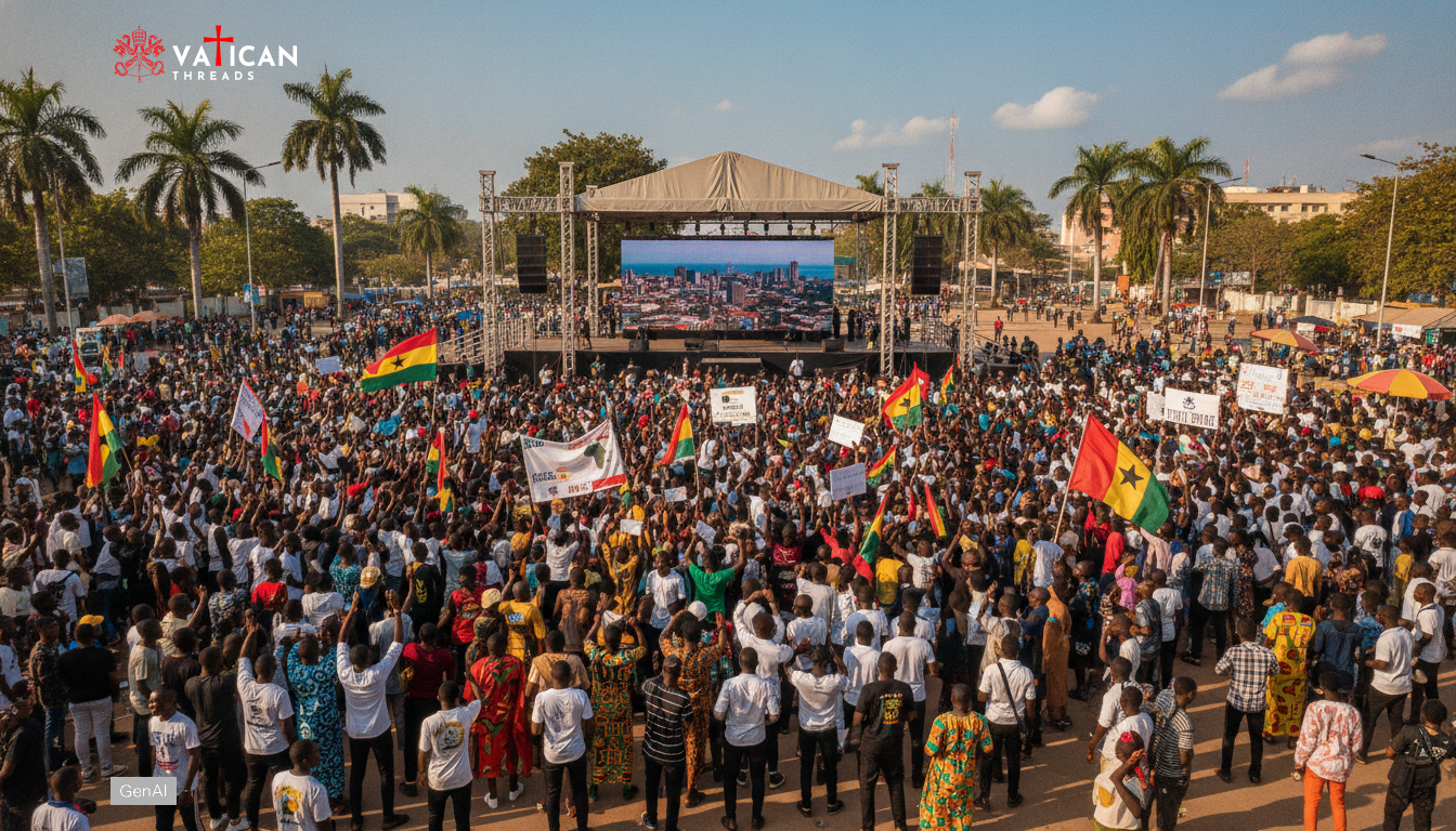 Pope Leo XIV Calls West African Youth to Peace